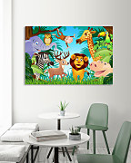 Detský obraz Safari zvieratká zs1168